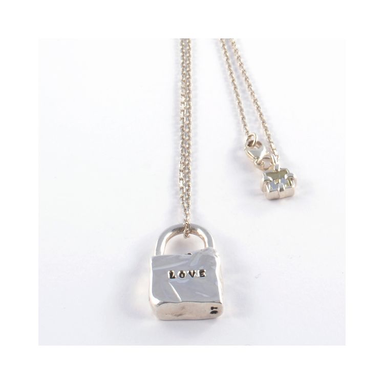 Photo du produit collier pendentifs cadenas-miroir de la boutique Gago